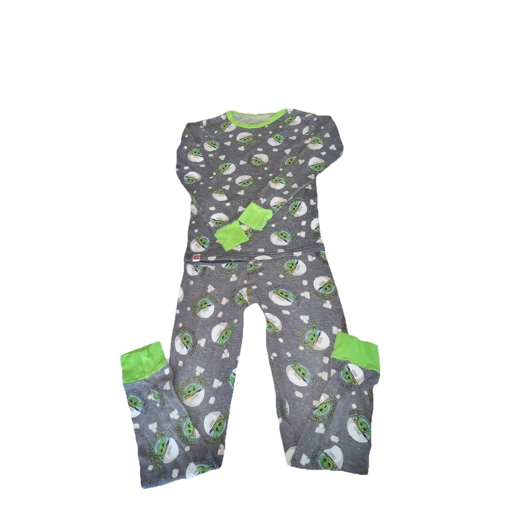 LEGO Star Wars Mandalorian‎ Grogu Pajama Set Boys Size 10